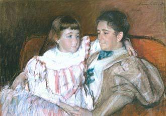 Mary Cassatt Louisine Havemeyer and her daughter Electra Norge oil painting art